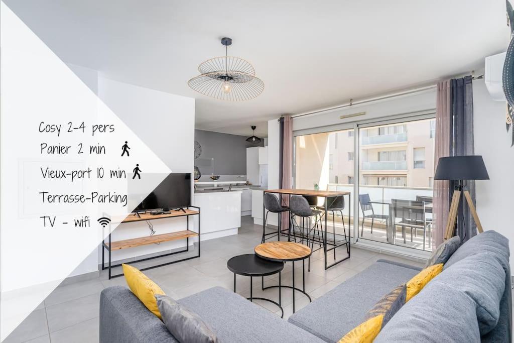 Panier, Major, Appartement De 47 M2, Parking Et Terrasse มาร์กเซย ภายนอก รูปภาพ